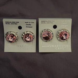 NEW Swarovski Crystal Stud Earrings